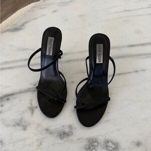 Steve Madden Strappy Black Heels